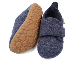 Bisgaard hjemmesko blue med velcro